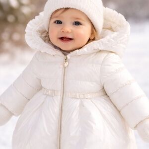 Tahari Baby Girls Winter Dress Coat – 12 Months